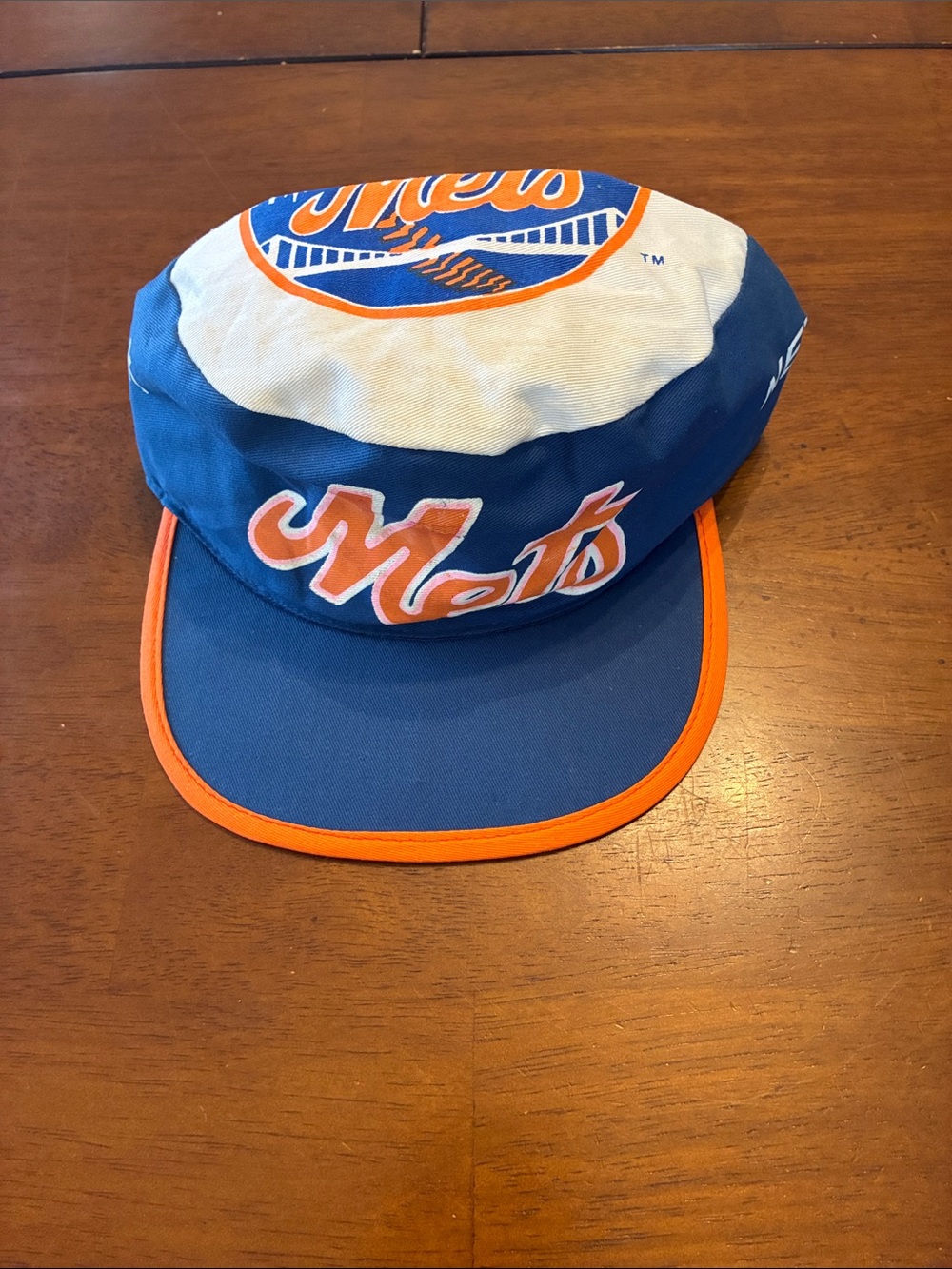 Vintage New York Mets Painter Hat MLB Blue White Orange NWOT